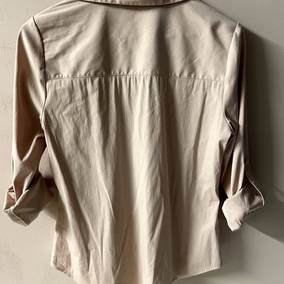 Elle Light Pink Button-Down Shirt Size M GUC - Picture 12 of 12